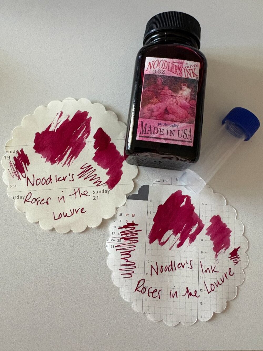 Noodler's Roses in the Louvre Fountain Pen Ink Sample 4ml